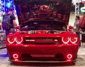 Dodge Challenger Fog Light Halo Kit - ORACLE Lighting - Amber - `08-`14
